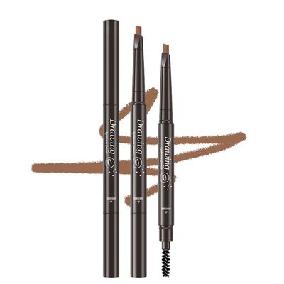 3 Classic Eyebrow Pencils,Creates Natural Looking Brows Easily And Lastes All Day,3-in-1Eyebrow Pencil 3Light Brown #-0824009