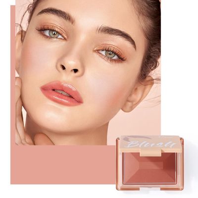 MAEPEOR Matte Face Blush for Cheeks 9 Colors Lightweight Natural Look Blush Long-Lasting Highly Pigmented Powder Blush for All Skin Tones (Color 02)