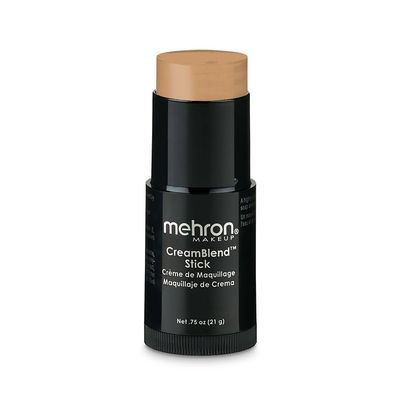 Mehron Makeup CreamBlend Stick | Face Paint, Body Paint, &amp; Foundation Cream Makeup | Body Paint Stick Perfect for Halloween Makeup (Soft Beige)
