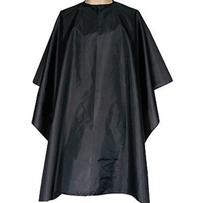 Magiczone Professional Hairdressing Salon Nylon Cape with Closure Snap,Barber Styling Cape,Unisex Black Hair Cutting Cape - 59&quot; x 51&quot;