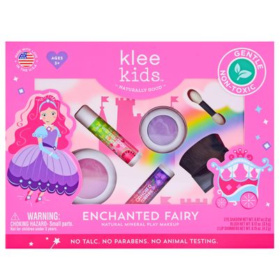 Klee Naturals Luna Star Naturals Klee Kids 4 PC Makeup Up Kits with Compacts (Enchanted Fairy)