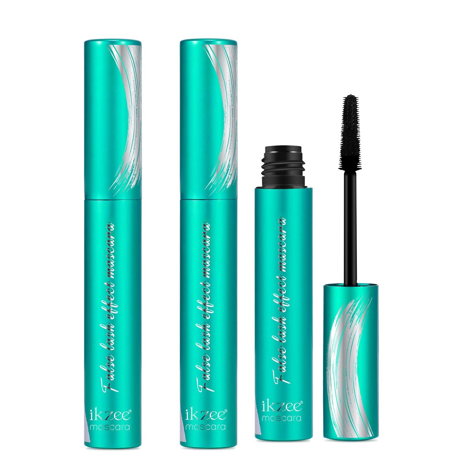 10.7g Lash Black Mascara for Volume &amp; Length, Achieve Fuller Natural Lashes, Waterproof, Ultra-Fast Drying, Soft Flexible Wand,Stable Curvature, Intact All Day, False Lash Effect, 2pc