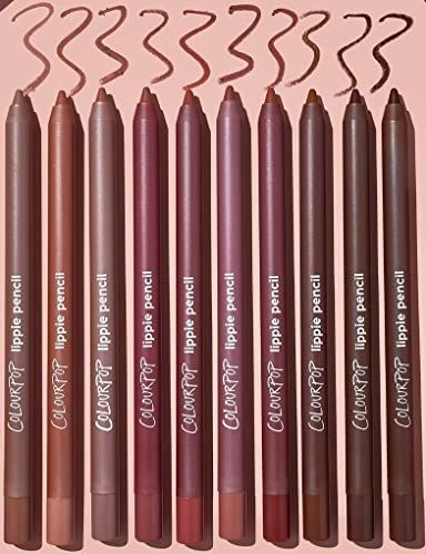 Colourpop &quot;Truth or Bare&quot; Lippie Pencil Vault - Set of 10 Iconic Nude Lip Liners New in Box