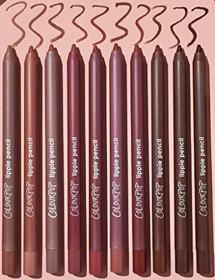 Colourpop &quot;Truth or Bare&quot; Lippie Pencil Vault - Set of 10 Iconic Nude Lip Liners New in Box