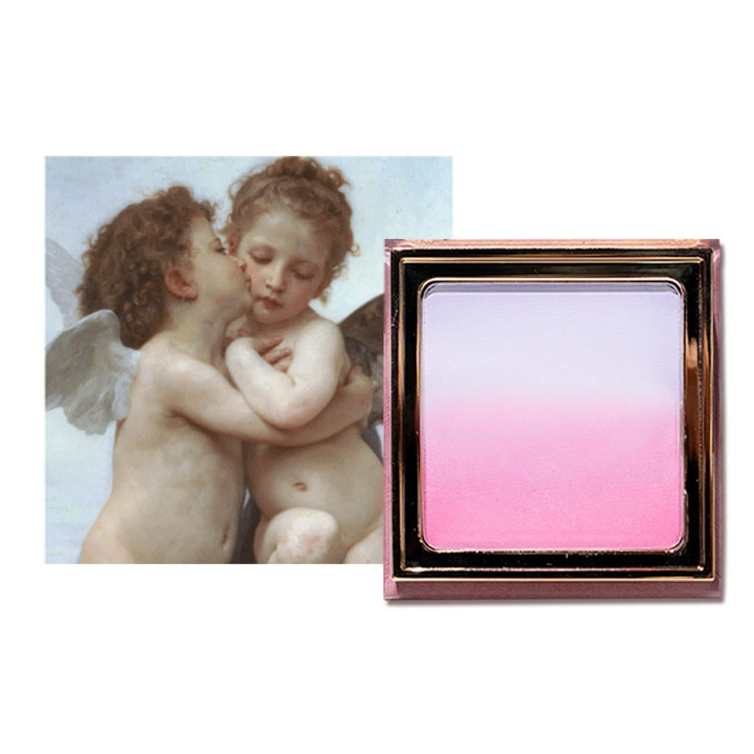 MilleFe Angel Gradation Blushes 5g Lone Wear Shimmer Millefee Powder Palette for Beauty Cheek