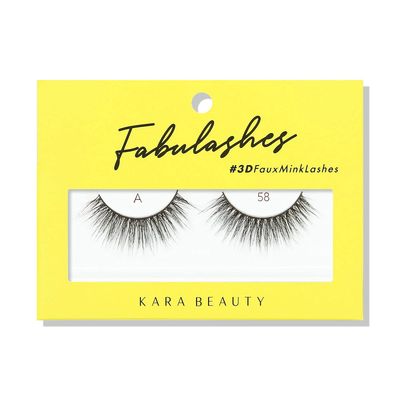 KARA BEAUTY FABULASHES 3D Faux Mink False Eyelashes - Style A58