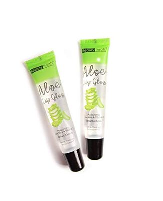 2 pcs Beauty Treats Aloe Lip Gloss Moisturizing Aloe Vera &amp; Vitamin E