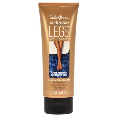 Sally Hansen Airbrush Legs, Leg Makeup, Medium, Easy Application, Flawless Looking Legs, Water Resistant, Transfer Proof Lotion
