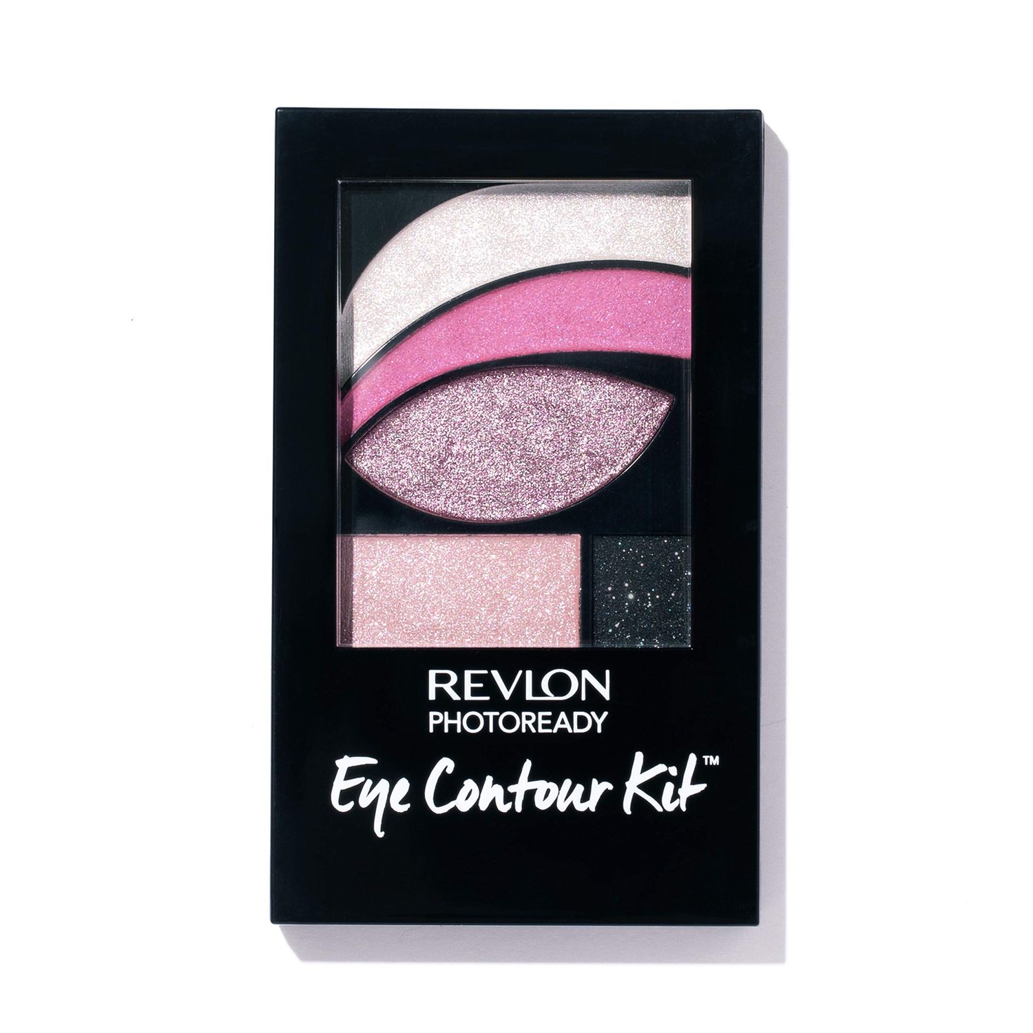 Revlon PhotoReady Eye Contour Kit, Eyeshadow Palette with 5 WetDry Shades &amp; Double-Ended Brush Applicator, Pop Art (535), 0.1oz