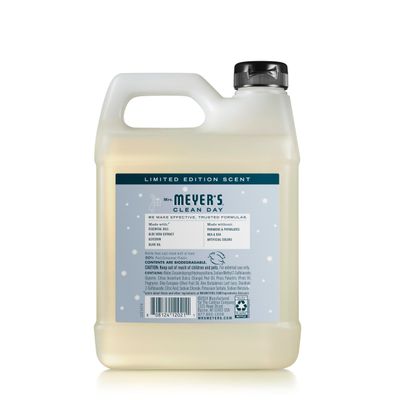 Mrs. Meyer's Clean Day Liquid Hand Soap Refill, Snowdrop Scent, 33 Ounce Bottle