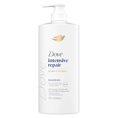 Dove Shampoo Intensive Repair for Damaged Hair with Bio-Protein Care Technology and Amino Serum 28 Fl Oz