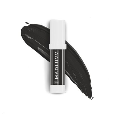 MADLUVV Professional Makeup Pigment for PMU Brow Artistry, Made in the USA, Vegan, Cruelty-free, Non-Toxic, Gel Consistency &amp; High Retention - Charcoal 114.5