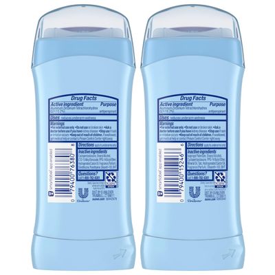 Suave Deodorant Antiperspirant for Women, Variety Pack - Powder  Fresh, Invisible Solid, 48H Protection, Anti-Staining, 2.6 Oz Ea (2 Piece Set)