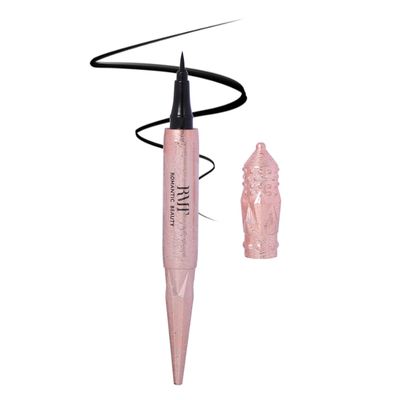 Romantic Beauty 1 x BLACK Liquid Flawless Eyeliner Pen Professional Makeup EL207 Eye Liner  Free Zipper Bag
