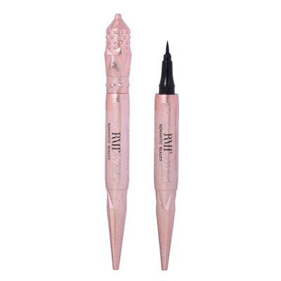 Romantic Beauty 1 x BLACK Liquid Flawless Eyeliner Pen Professional Makeup EL207 Eye Liner  Free Zipper Bag