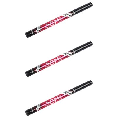 POPETPOP 3 Pcs Black Waterproof Smudge-proof Eyeliner Pencil, Waterproof Eye Liner Water Line Pencil, Long Lasiting Liquid Eyeliner Makeup for Women Girl