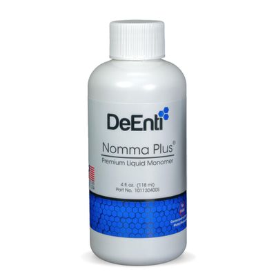 DeEnti Nomma Plus Professional Liquid Monomer, EMA Nail Liquid for Acrylic Powder, Non-Yellowing Monomer Acrylic Nail Liquid, 4oz Bottle, Professional Salon Quality Manicure and Pedicure Supplies