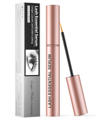 Feyano Eyelash Serum - Natural Comestic Eyelash Serum for Longer, Thicker Lashes &amp; Brows, Boost Lash Serum Vegan &amp; Cruelty-Free-Niacinamide, Centella Asiatica Leaf Extract(5 mLPink)