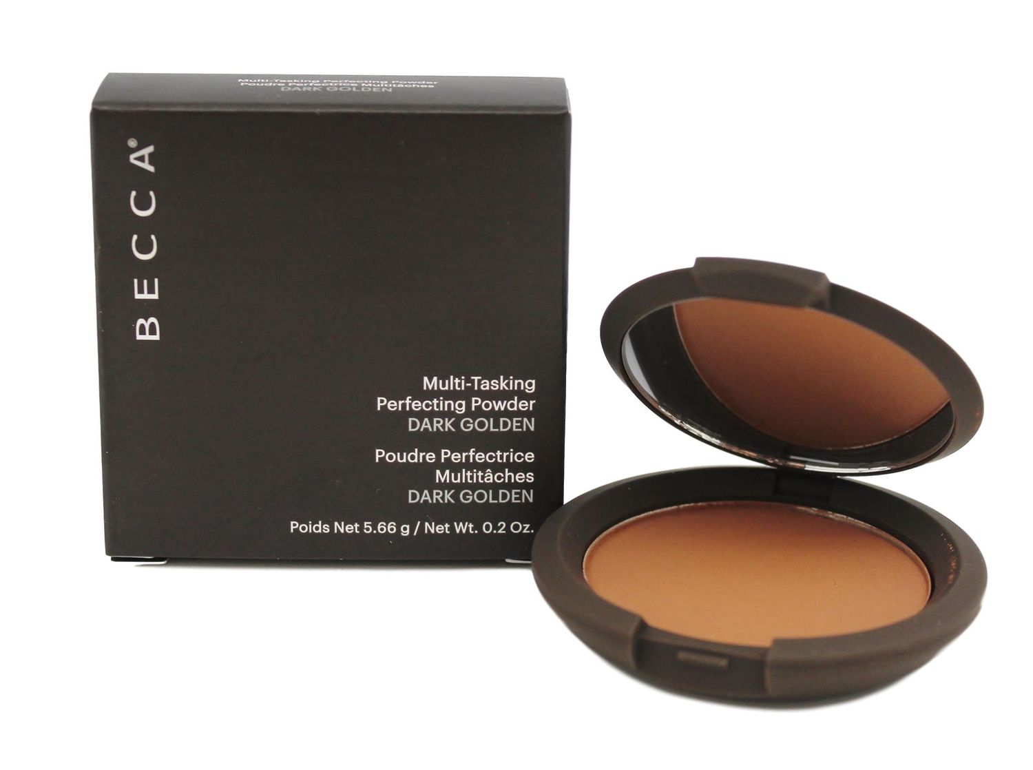 Becca Multi-Tasking Perfecting Powder DARK GOLDEN, 0.2 oz.