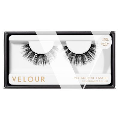 Velour Vegan Luxe Eyelashes - Luxurious Natural False Lashes - Lightweight, Reusable, Handmade Fake Lash Extensions - Wear up to 25 Times - 100% Vegan Mink, Soft and Comfortable, All Eye Shapes