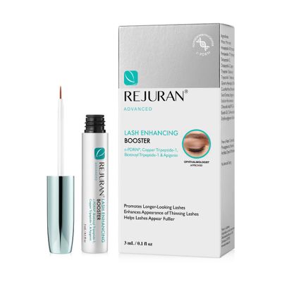 REJURAN Advanced Lash Enhancing Booster, c-PDRN - Eyelash Growth Serum for Fuller, Stronger, Healthier Lashes with Biotin and c-PDRN (0.10 fl oz)