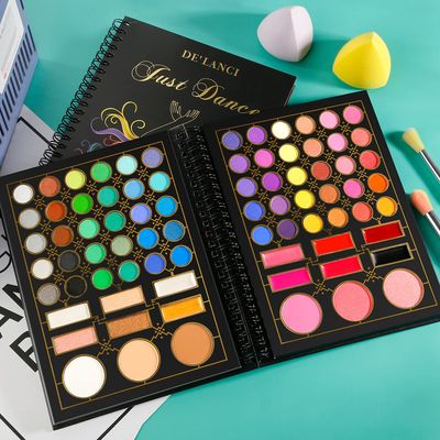 Makeup Palette for Teens, DELANCI Pro Makeup Pallet Gift Set for Teen Girls and Women,Beginners, 78 All in One Make up Eyeshadow Kit,Full Makeup Starter Kit for Young Teens Beginners or Pros