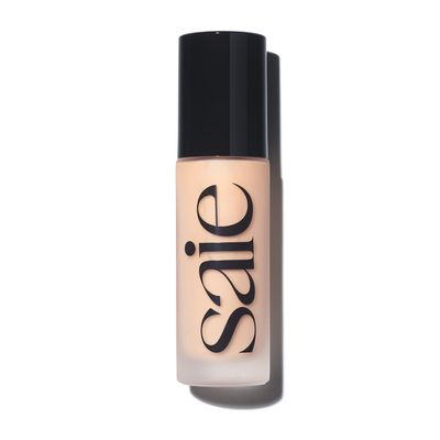 Saie Glowy Super Skin Tint Liquid Foundation - Hydrating Serum Foundation with Lightweight, Medium Coverage - Formulated with Hyaluronic Acid to Hydrate, Brighten and Plump - Shade 8 (1.01 oz)