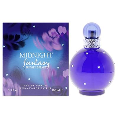 Britney Spears Women&#39;s Perfume, Midnight Fantasy, Eau De Parfum EDP Spray for Women, 3.3 Fl Oz