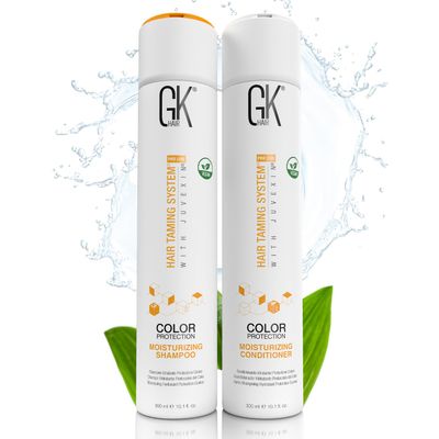 GK HAIR Global Keratin Moisturizing Shampoo and Conditioner Sets (10.1 Fl Oz300ml) for Color Treated Hair - Daily Use Cleansing Dry to Normal Sulfate Paraben-Free - All Hair Types for Men and Women
