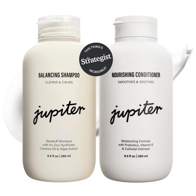 Jupiter Physician-Formulated Anti Dandruff Shampoo &amp; Conditioner For Flaky, Itchy, Oily, Dry Scalp - Vegan, Sulfate Free - Color Safe &amp; Paraben Free - Dry Scalp Shampoo and Conditioner For Women &amp; Men