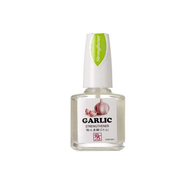Ruby Kisses Nail Treatment, Garlic Nail Strengthener, Nail Growth &amp; Repair, Strengthening Polish for Thin Damaged Nail, Stops Splits, Chips and Cracks, Infused with Garlic &amp; Vitamin E (1 PACK)