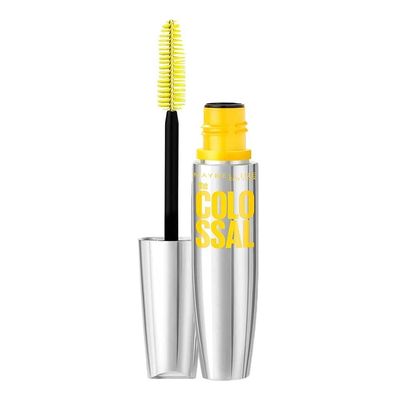 Maybelline New York Volum&#39; express the colossal washable mascara, volumizing, Platinum Black, 0.31 Fluid Ounce