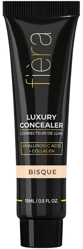 Fira Luxury Concealer with Anti-Aging - All Day Coverage for Dark Circles, Fine Lines, Wrinkles &amp; Spots - Bisque, 0.5 Ounce
