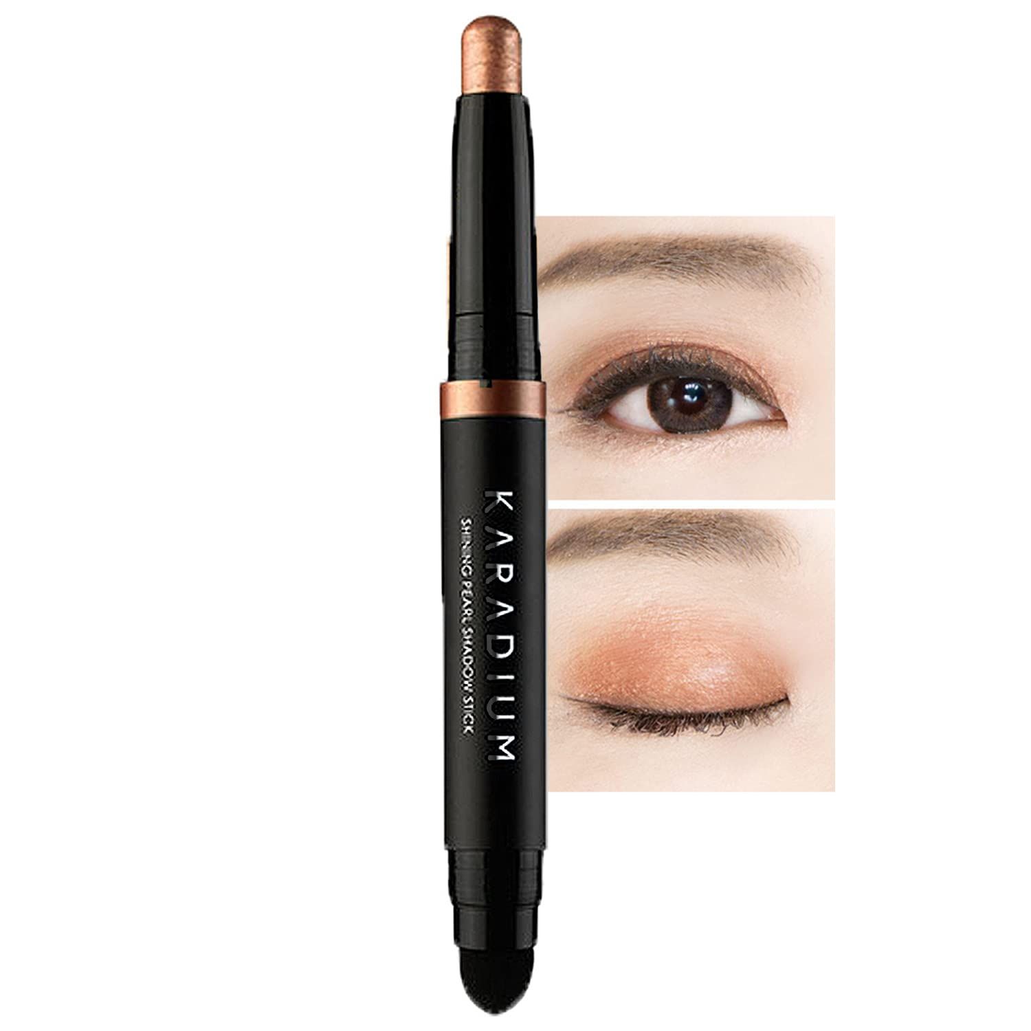 KARADIUM Shining Pearl Smudging Eye Shadow Stick, 1.4 g, #7 Daily Brown
