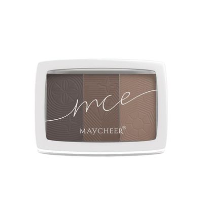 Brow powder, 3-color eyebrow powder palette, long-lasting eyebrow makeup, eyebrow defining powder eyebrow filler for perfect brows