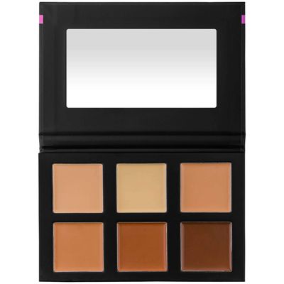 SHANY Foundation Cream Contour &amp; Highlight Makeup Palette with Mirror - 6 Color Foundation Palette - FOUNDATION
