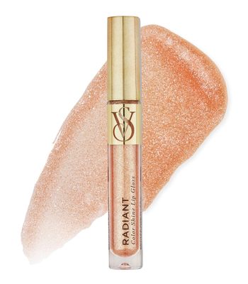 Victoria&#39;s Secret Color Shine Lip Gloss in Radiant, Nourishing Lip Gloss for Women with Jojoba Oil &amp; Vitamin E, Color Gloss