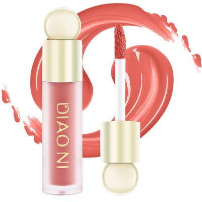 BowJian Blush Stick Liquid Blush Korean Makeup Blush Cream Blush for Cheeks Contour Stick Natural Blush Stick Face Make Up Long Lasting Blush Highlighter Stick Pink Blush for Cheeks #04 Orange Red