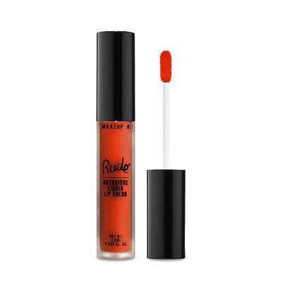 Rude Cosmetics Notorious Rich Long Liquid Lip Color - Atomic Anger Lip Color Women 0.1 oz