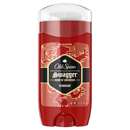 Old Spice Aluminum Free Deodorant for Men Swagger Lime &amp; Cedarwood Scent Red Collection 3 Oz (Pack of 3)