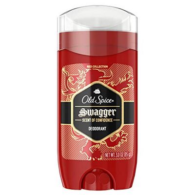 Old Spice Aluminum Free Deodorant for Men Swagger Lime &amp; Cedarwood Scent Red Collection 3 Oz (Pack of 3)