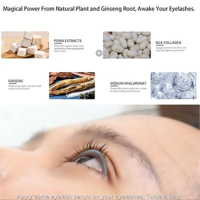 Eye Magic Eyelash Essence Organic Growth Serum for Improved Lashes, Natural Ingredients, Gentle Formula, Clear