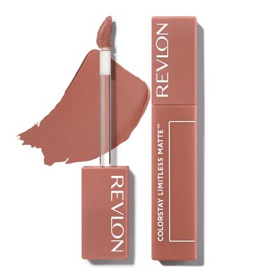 Revlon ColorStay Limitless Matte Liquid Lipstick, Lip Makeup Stocking Stuffers for Women, Vegan, No-Budge, Waterproof, 001 Beauty Sleep, 0.17 fl oz