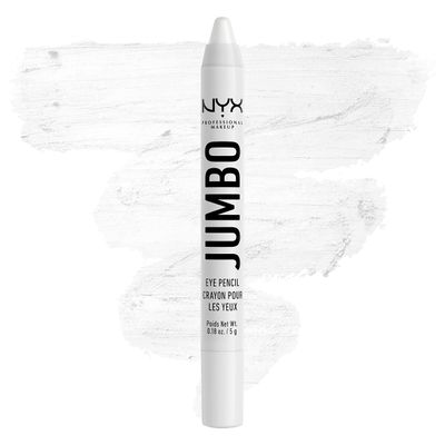 NYX PROFESSIONAL MAKEUP Jumbo Eye Pencil, Blendable Eyeshadow Stick &amp; Eyeliner Pencil - Milk (White)