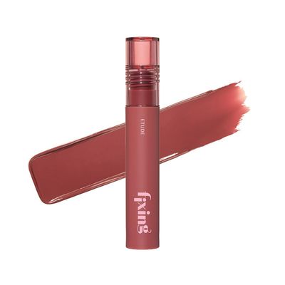 ETUDE Fixing Tint #06 Soft Walnut | Long Lasting High Pigmented Liquid Lipstick | Waterproof Lightweight Matte Finish Lip Stain | Full Coverage | Korean Makeup, Kbeauty, Perfect for Gift