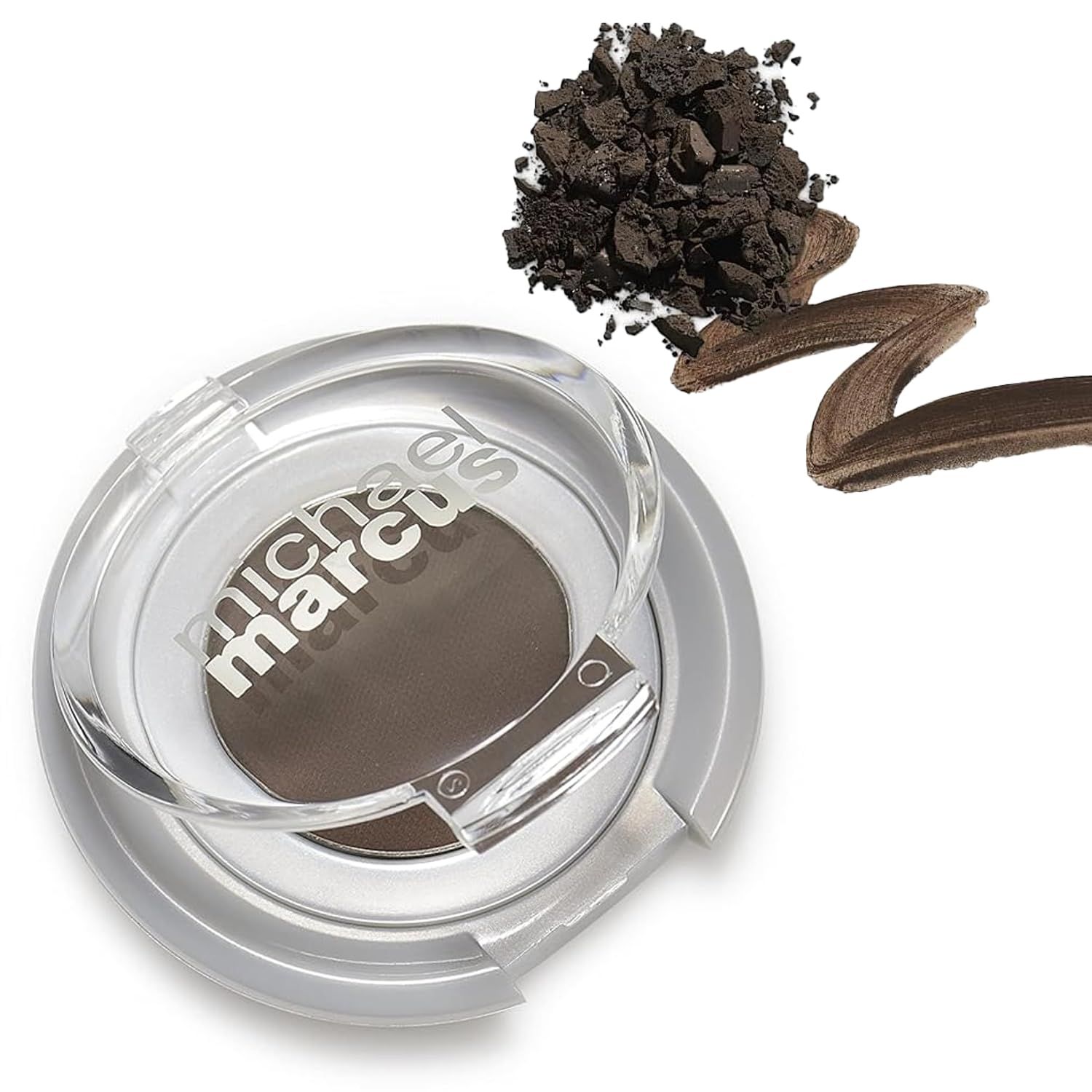michael marcus Makeup Cake Eye Liner (Espresso) - Water Activated Dry Pressed, Long-Lasting, Vibrant Color &amp; Smudge Resistant Brown Eyeliner - Cruelty &amp; Paraben Free - For Beginner &amp; Pro Makeup Artist