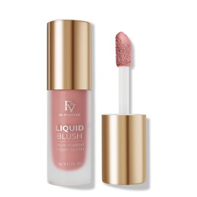 FV Liquid Blush, Long Lasting &amp; Blendable Liquid Blush for Cheeks, High Pigmented, Lightweight Cream Blush Makeup, Buildable Face Blushes for Healthy Natural Finish (Honey)