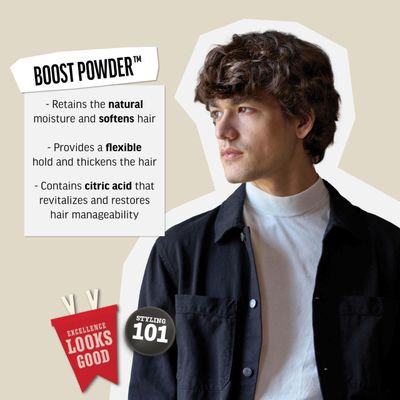 American Crew Men's Hair Boost Powder, Provides Lift &amp; Volume, 0.3 Oz (Pack of 1)