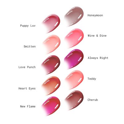 The Creme Shop's Ultra-Moisturizing, 12HR Long-Lasting Glossy Lip Stain - Sunflower Seed Oil & Glycerin Infused for Soft, Hydrated Lips - LOVE PUNCH