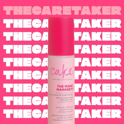 Cake Beauty Leave in Conditioner, The Mane Manager - Moisturizing & Softening - With Coconut Oil, Biotin, Soy & Rice Proteins - For DryNormal Hair Types - 4 Fl Oz 120 mL